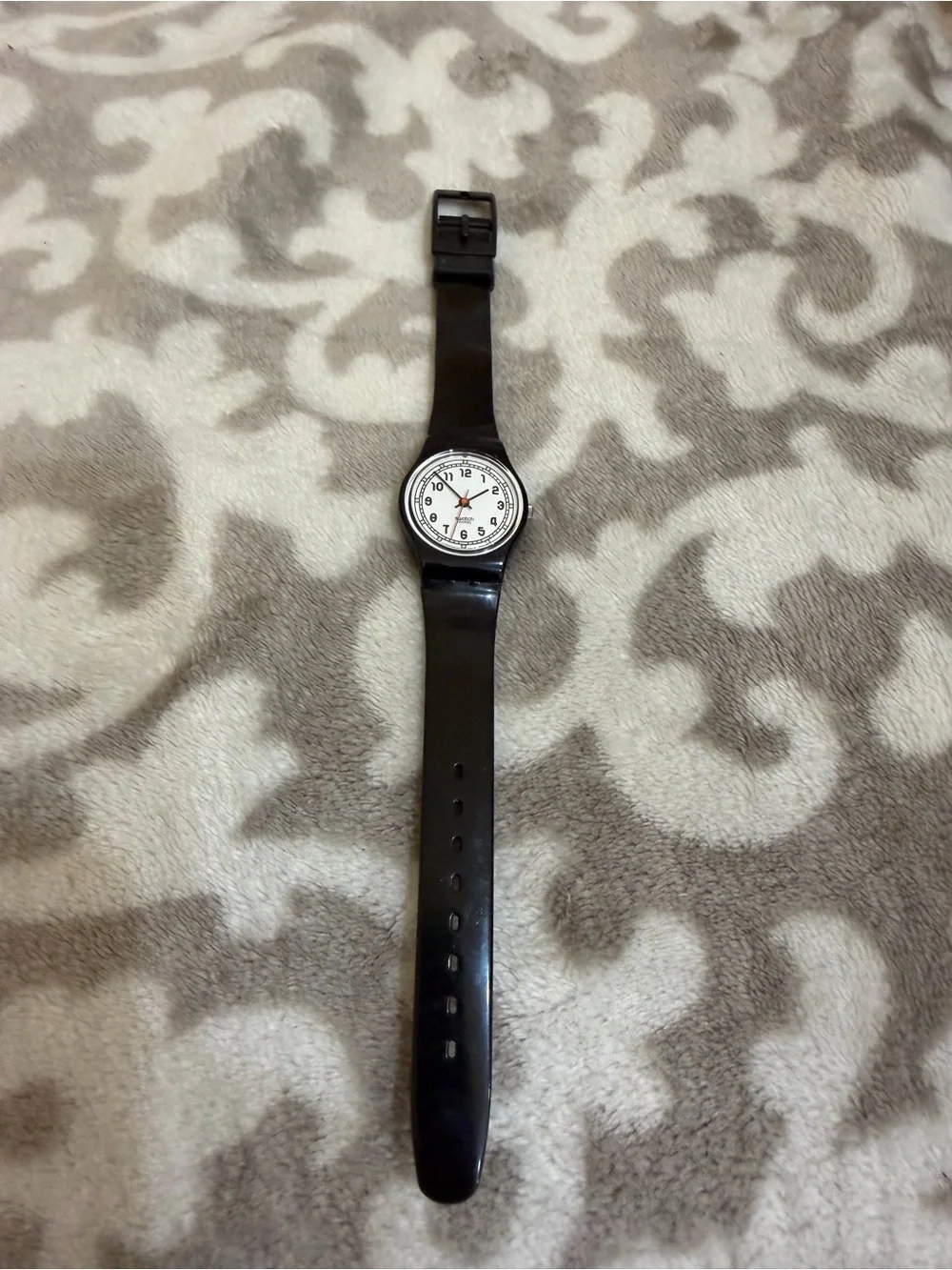 Vintage 1994 Swatch Impair LB135 Ladies Watch Black White Dial Full Set Case Man